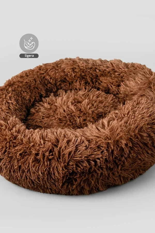 CAMA REDONDA PARA MASCOTAS M CORAL 60CM