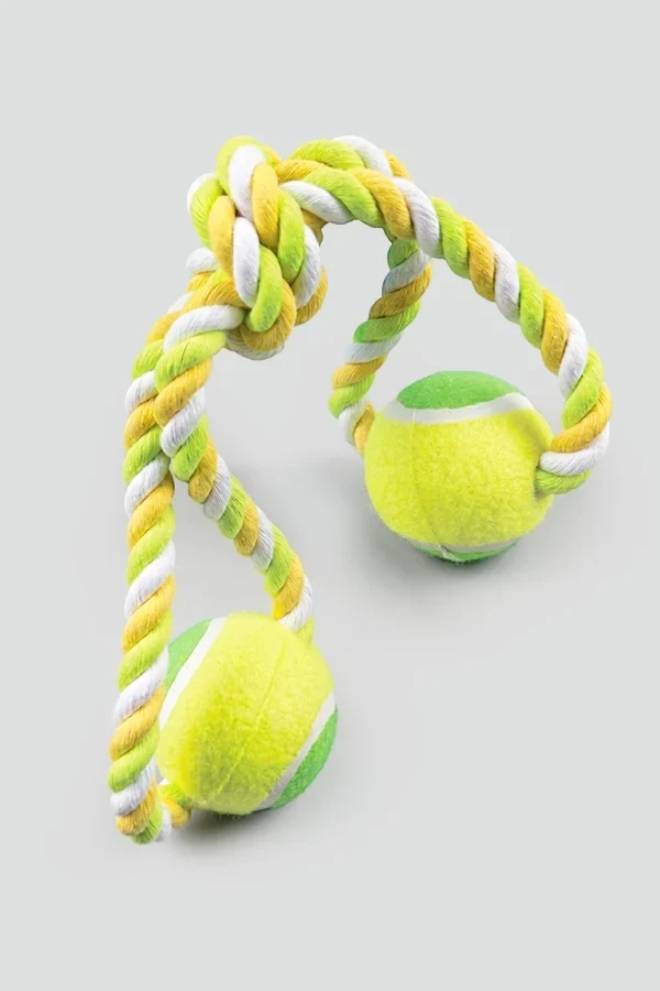 JUGUETE 8 PARA PERRO CON PELOTA