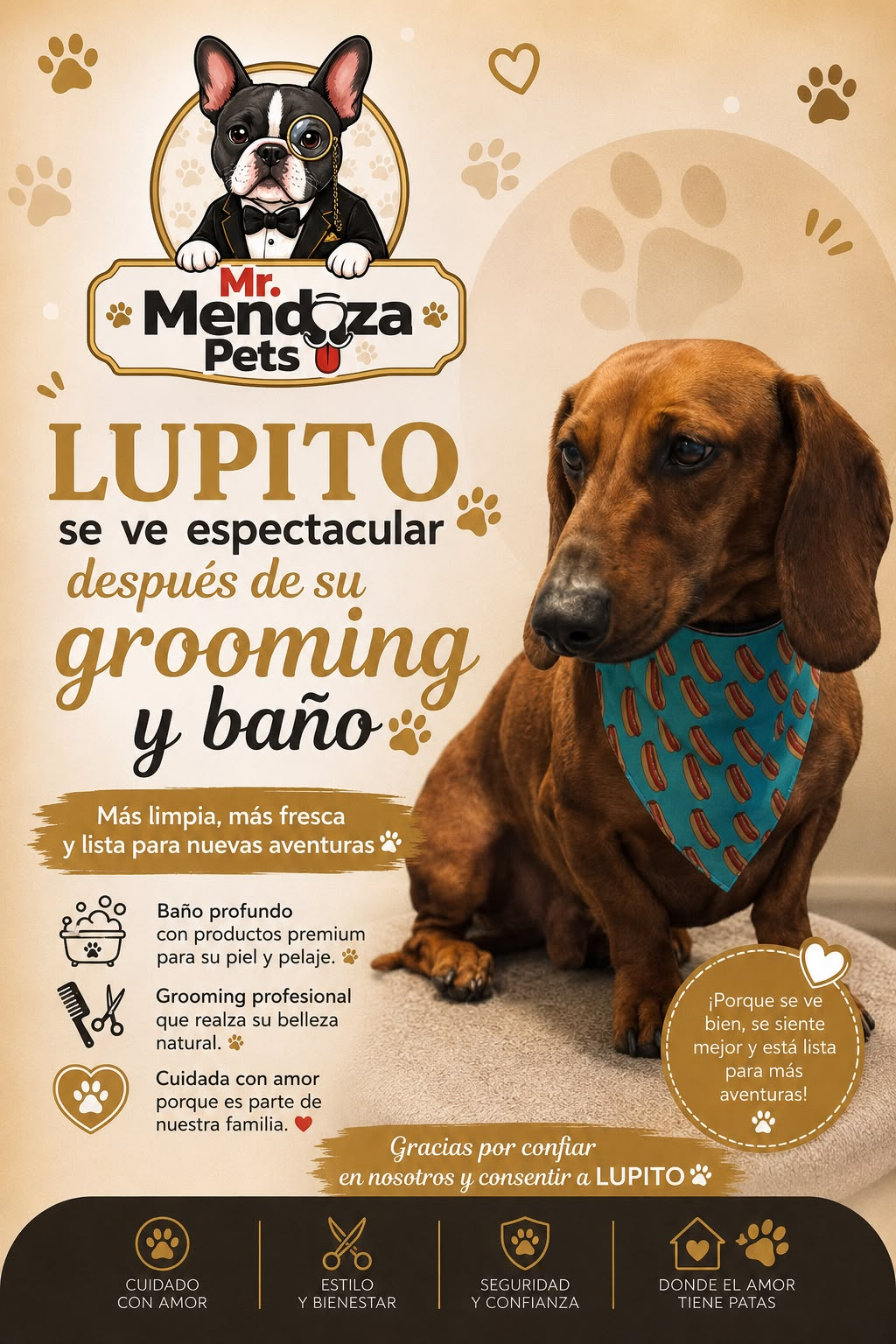 Lupito en el Muro de la Fama